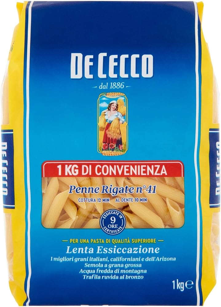 De Cecco Penne Rigate No:41 1 Kg