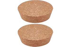 OLYCRAFT 2pcs bouchons bouteille liège 10-12cm bouchon liège conique en bois bouteille bouchons en lièges bouteilles de vin bocal pour Pots argile Pots Mason bouchon remplacement 3cm d’épaisseur
