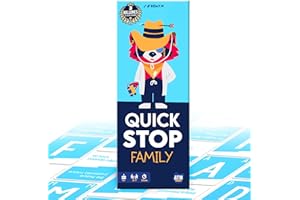 ATM Gaming Quickstop Family - The Most Fun Board Game for the Whole Family | Fast, Competitive Nights at Home - Original Gift