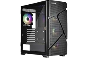 ENERMAX MarbleShell MS31 PC Gamer obudowa czarna + 4 wentylatory ARGB PWM i uchwyt VGA w zestawie