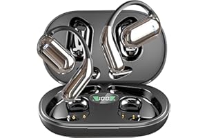 Boytond Ultra Open Ear Earbuds - Bone Conduction Headphones Wireless Bluetooth, Waterproof Deep Bass Earphones for Fitness and Running, Secure Fit for Small Ears, Sweat-Resistant Earbuds Voice