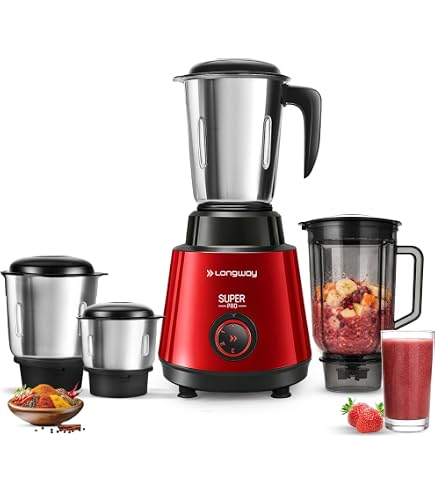 Buy Bostton Nexa Power Pro 750-Watt Mixer Grinder with 3 Jars
