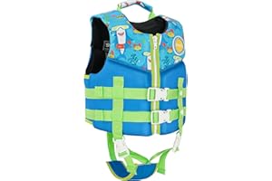 PROTAURI Kids Swim Vest Float Jacket - Boys Girls Neoprene Swimming Jacket Toddlers Floation Swimwear for Learn to Swim Age 2-9 Years/50N