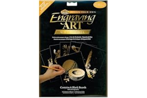 Royal & Langnickel Engraving Art Gold 8 x 10 inch Blank Board (Pack of 6)