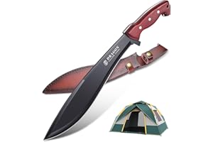 Dragon Creek Großes Outdoor Messer Full Tang Jagdmesser Survival Messer D2 Stahl Buschmesser geeignet für jegliche Bushcraft & Outdoor Aktivitäten Geschenke für Männer
