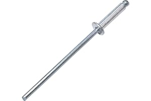 AERZETIX - C48091 - Lot de 100 Rivets aveugles standard Ø2.4x10mm aluminium/acier - DIN 7337 A - rivet pop à rupture de tige
