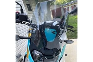 LORABABER XX eCommerce Motorcycle ABS Plastic New Generation Windscreen Sport Racing Touring Compatible with B.M.W G 310R G 310R G310R 2016-2021 2017 2018 2019 2020 16-21 Windscreen Windshield (Black)