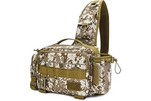 Lixada Bolsa para Aparejos de Pesca Multifuncional Mochila de Pesca Impermeable Bolso de Cintura de Carrete Bolsa de Almacenamiento de Cebo