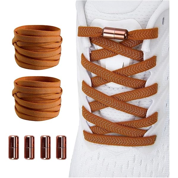 Handshop 2 paar elastische schoenveters voor kinderen en volwassenen, schoenveters zonder strik voor sneakers, hardloopschoenen, sportschoenen gebroken wit 120cm