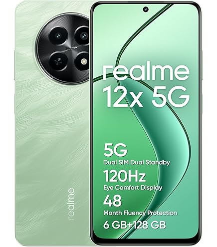 realme 12x 5G 6Gb/128GB グリーン Realme 12x 5G 8GB/256GB Green