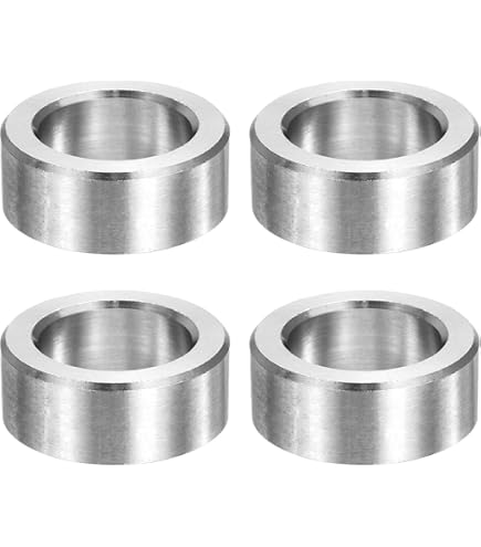 Design61 10 x afstandshulzen sluitringen L 15 mm x 15/6 mm M6 rond HD-polyethyleen