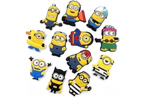 JTAILHNE Charmes de Chaussure de PVC Dessin animé Compatible avec les chaussures Crocs,Bracelet Shoes Decor La date de naissance Party Cadeaux Kids Des adultes