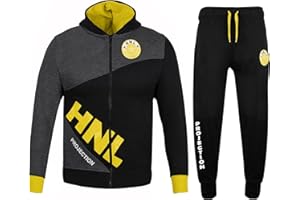 A2Z 4 Kids Girls Tracksuit HNL Zipped Top Bottom Kids Jogging Suit Hoodie Bottom Joggers Age 7 8 9 10 11 12 13 Years