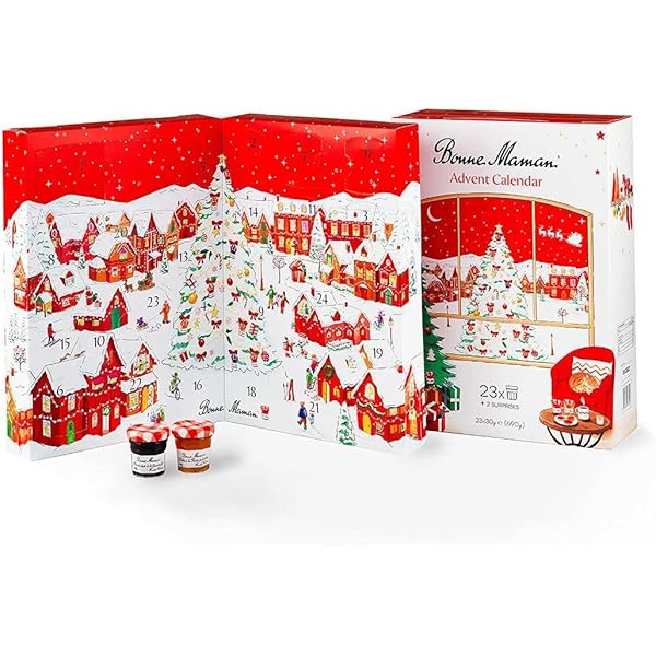 Calendrier De L Avent 2023 Lindt Bonne Maman 2020 Limited Edition Advent Calendar, With 24 Mini Fruit  Spreads And Honey : Amazon.co.uk: Home & Kitchen