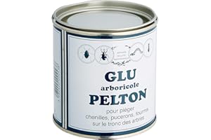 PELTON Glu Arboricole pour piéger les chenilles, pucerons, fourmis sur le tronc des arbres - Boîte de 360 g