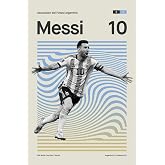 512 STORE Messi 10 İkonik Arjantin Poster, 53r2f341324