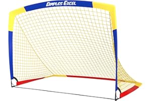 Dimples Excel Football Goal Pop up Football Net Post Football Training for Kids Garden Festival Gift
