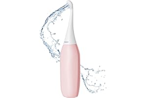 HappyPo Easy-Bidet - 300 ml Portable Bidet Sprayer for Travel and Home - Handheld Peri Bottle for Gentle Cleansing - Ideal for Menstrual Care, Postpartum, Camping and Toilet Use - Rose