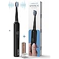 Caresmith SPARK One Electric Battery Toothbrush | Electric Tooth Brushes for Adult | AA Battery Provided | 30000 Strokes per Minute (Black, 1)