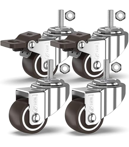 Roue Fixe De Brouette Pneumatique, Roulette Pivotante En Caoutchouc, Diam 200/250 Mm, Avec Frein, Doubles Roulements, For Chariot À Main, Tables De Travail, Roues Meuble