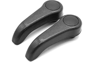 NIYATA Poignées de Réglage de Siège Avant, Poignées de Siège pour Renault Clio 2 Twingo 1 7701209658 7701470827 (Noir)