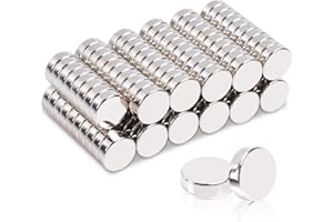 OCEUMAOA 120 Pièces Aimant Puissant Aimant Neodyme Mini Magnet Frigo Petit Aimant Rond Tableau Blanc Magnétique 6x2mm