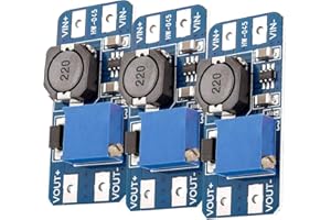 AZDelivery 3 x MT3608 DC-DC Moduł Step up kompatybilny z Arduino w tym eBook!