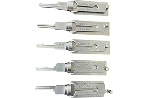 RLOKK 5 piezas SS001 SS002 SS002R SS003 SS003R Herramienta decodificador para cerradura de puerta civil, herramientas profesionales de cerrajería, abridor rápido
