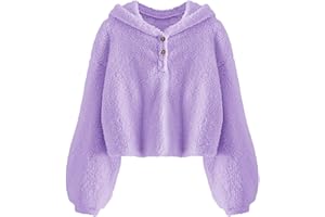 Imily Bela Sudadera con capucha para niños y niñas, forro polar, sudadera con capucha Sherpa