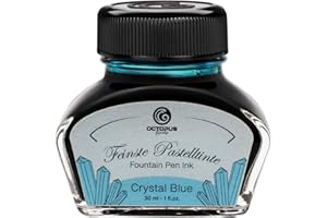 Octopus Atrament do piór wiecznych, pastelowy, niebieski, 30 ml, atrament do kaligrafii, atrament do pisania
