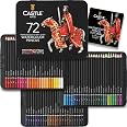 Castle Art Supplies Lot de 72 crayons | Mines colorées avec âme douce pour artistes, professionnels et coloristes adultes | Étui résistant et fermeture éclair facile à transporter Castle Art Supplies Lot de 72 crayons | Mines colorées avec âme douce pour artistes, professionnels et coloristes adultes | Étui résistant et fermeture éclair facile à transporter