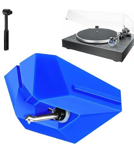 2 Stili Di Ricambio ATN3600L Per Giradischi AT-LP60 E AT3600 – Con Spazzola E Custodia – Montaggio Facile