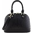 Zip-Around Saffiano Classic Dome Satchel