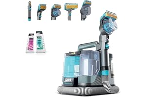 Shark StainStriker HairPro spécial animaux, Shampouineuse canapé, Aspirateur 450W, Extracteur de poils, Élimine taches et odeurs, Léger et portable, 4 accessoires et 2 formules de nettoyage PX250EUCP