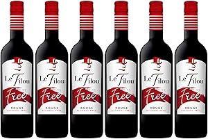 Le Filou Free - Vin rouge désalcoolisé - Sans alcool (6 x 0,75L)