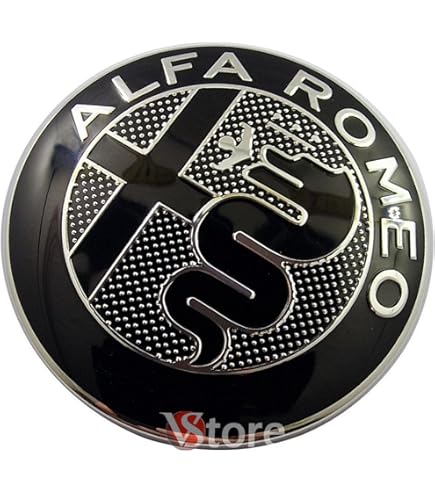 2x Alfa Romeo 147 156 GT 159 Brera Mito Giulietta Emblem 74mm - Foto 3