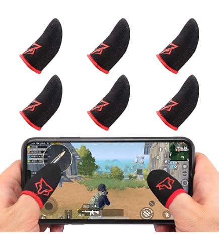 Sarafox V5 Fiberglass Finger Sleeves For Mobile Gaming - View #2