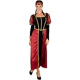 Dressforfun Damenkostüm „Schöne Müllerstochter“ – Mittelalter-Kleid Mit Korsagen-Optik, Schürze & Goldener Kordel, Größe S