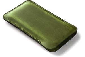 Crazy Horse Craft, Handyhülle für iPhone 17 Pro Max, Alpine Green, Handytasche, Leder Hülle, Handy Tasche Handysocken Etui Telefon Phone Case Leather Sleeve Cover, Enlarged