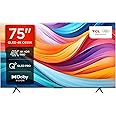 TCL 75C655K 75-inch QLED Pro Television, 4K Ultra HD, HDR Pro, Smart TV Powered by Android TV (Dolby Vision & Atmos, Motion Clarity, Hands-Free Voice Control, Compatible with Google assistant & Alexa)