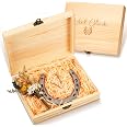 The Great Indian Bazaar Scatola Decorativa Fatta A Mano In Legno Di Mango - Bianco Anticato, 20x12 Cm