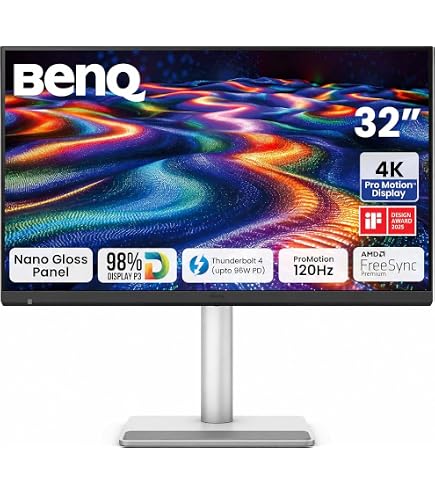 Dell 32 Plus Monitor - S3225QS, 4K UHD (3840x2160), 120Hz, VA, 4ms