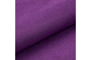 HEKO PANELS Stoffa al Metro Tessuti e Stoffe a Metro - 100% Poliestere Resistente allo Strappo e ai Raggi UV - Tessuti per Tappezzeria per Divani Sedie Poltrona - Viola