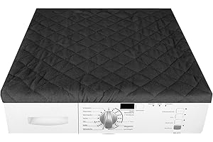 Bestgoodies Pokrowiec na suszarkę i pralkę 60 x 60 cm (czarny)