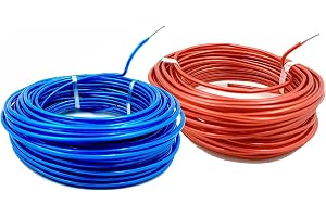 Aloud Creations PVC Coated Heavy Duty GI Wire Rope for Drying Clothes/Clothesline, Length 15 Meter (50 Feet), Multicolour Pack of 2