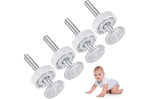 CERIOLL 4 sztuki bramek ciśnieniowych do bram dziecięcych, balustrady bezpieczeństwa dla zwierząt domowych, montowane ciśnieniowo, pręty gwintowane, bramki dziecięce, śruby do bramek dla dzieci i ogrodzenia