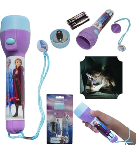 Torcia LED Frozen 2 Per Bambini - Lampada Da Esterno Per Avventure | Regalo Ideale Per Piccoli Esploratori - Foto 14