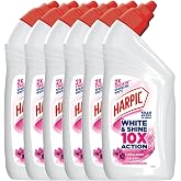 Harpic Bleach 500 ml (Pack of 6) Toilet Cleaner Liquid