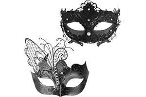 Coddsmz Couples Butterfly Mask Masquerade Venetian Halloween Party Evening Prom Ball Mask Bar Costumes Accessory