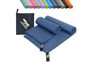 ‎HIIPEAK HiiPeak Mikrofaser Handtuch Kompakt und Leicht Microfaser Handtücher Fitness Schnelltrocknend microfaser Badetuch Saugfähiges Sporthandtuch Fitnessstudio Schwimm und Gym Handtuch